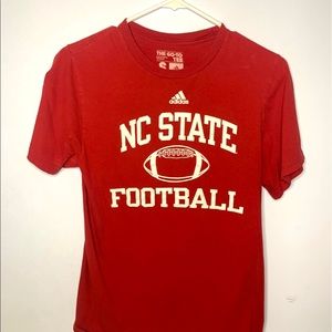 Adidas NC State Football Tee